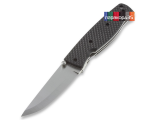 Нож складной EnZo Birk 75, D2 Scandi, carbon fiber, EZ2501