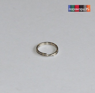 Кольцо металлическое d8 mm хром