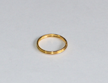 Кольцо металлическое d11 mm gold