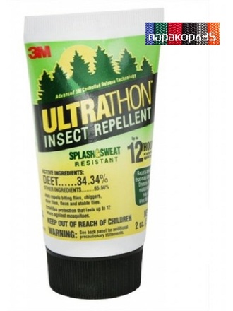 Лосьон для защиты от клещей, мошки, комаров и пр. UltraThon (56 г) США