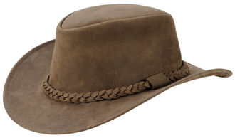 Шляпа кожаная Jahti Jakt Finland, коричневый